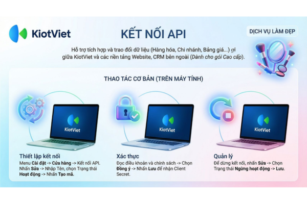 Cách lấy API Key Kioviet bản mới