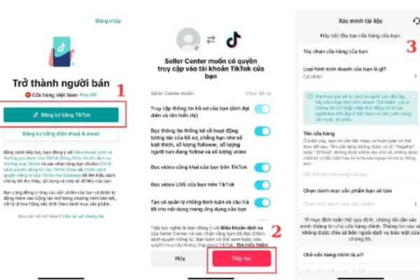 Cách đăng ký TikTok Shop