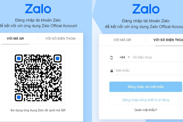 Đăng nhập Zalo OA trên máy tính
