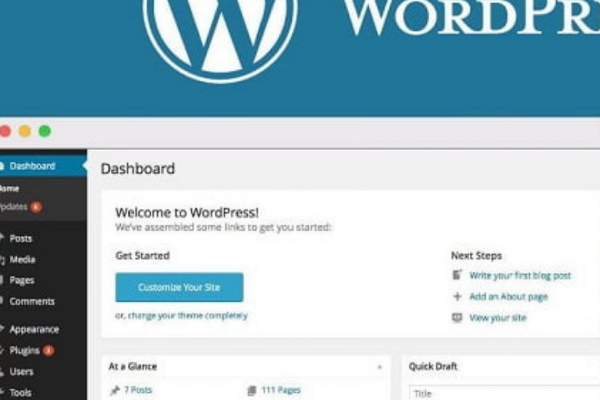 Giao diện quản trị thân thiện, dễ dùng WordPress.