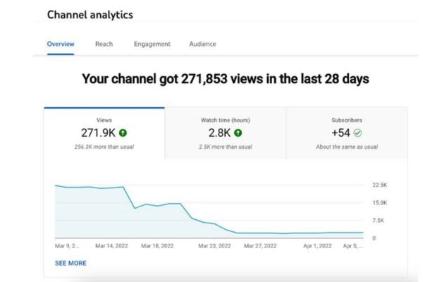 Báo cáo tổng quan trong Youtube