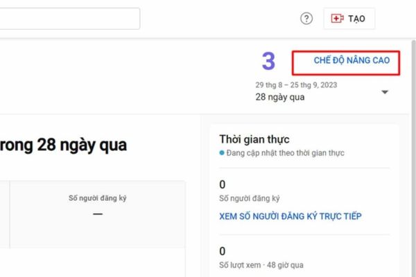 Chế độ nâng cao
